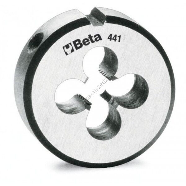 Narzynka okrągła, gwint metryczny drobnozwojny, stal chromowa BETA 441/9X1